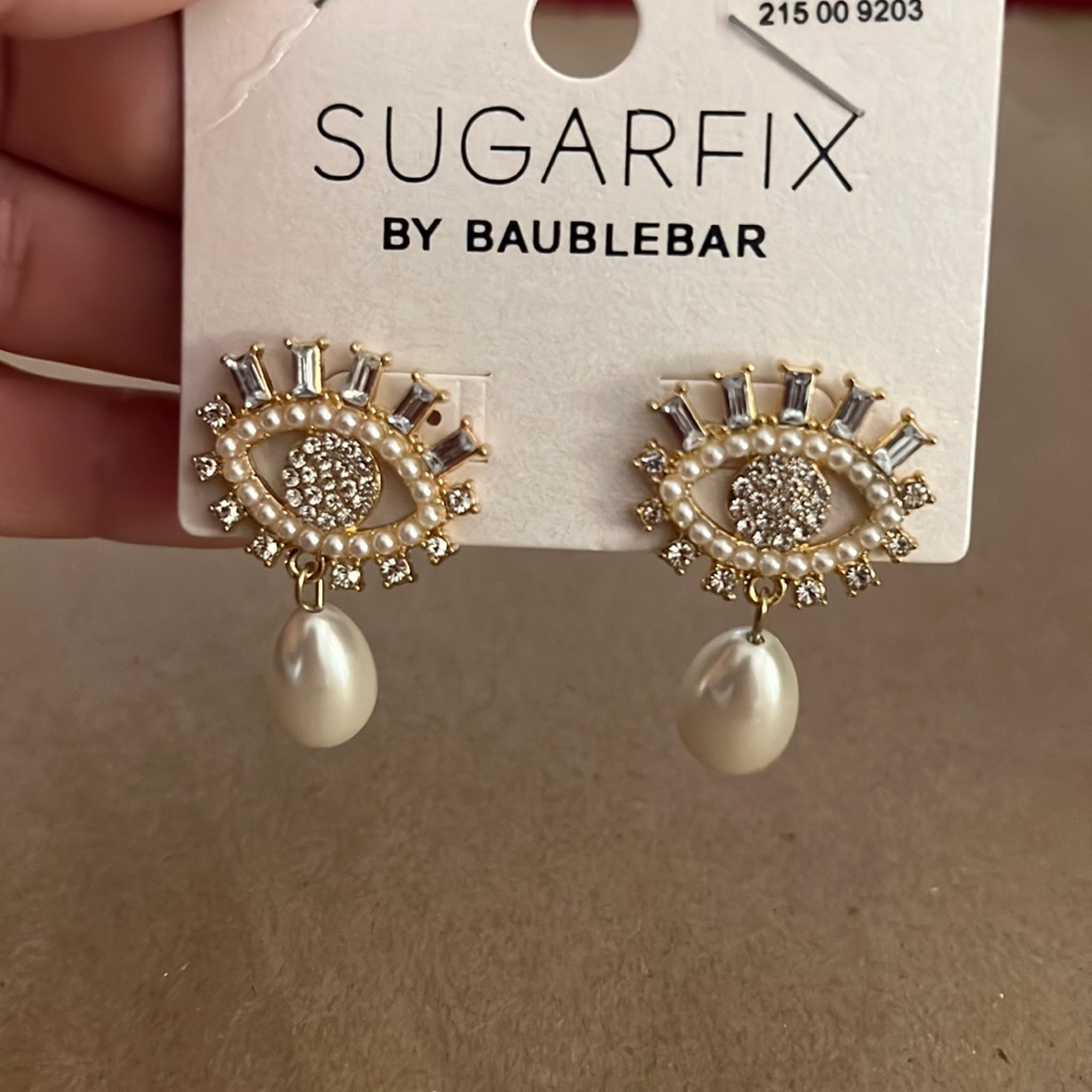Nwt Sugarfix By Baublebar Evil Eye Earrings 5$